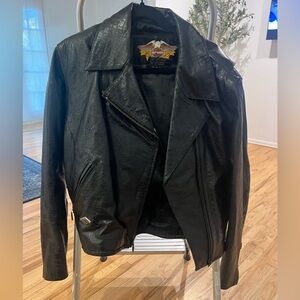 Women Harley Davidson jacket size XL black leather